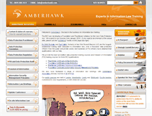Tablet Screenshot of amberhawk.com